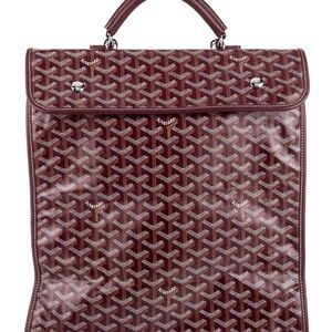 Goyard Saint Leger Burgundy Backpack